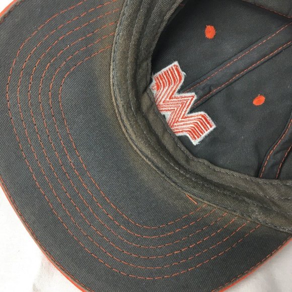 Whataburger Employee Hat Embroidered Logo Fast Food Restaurant Brand Crew Gray - Picture 7 of 7